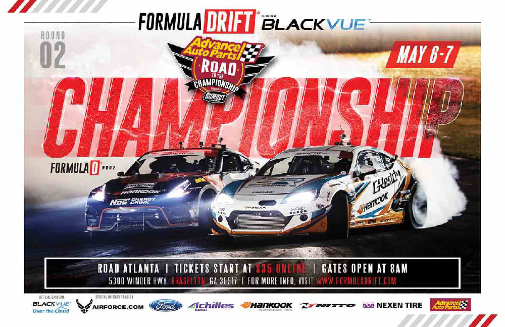 Formula Drift Atlanta 2016 Flyer